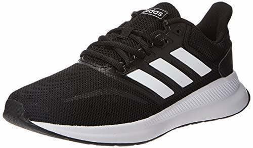 Moda Adidas Falcon, Zapatillas de Trail Running para Hombre, Negro/Blanco