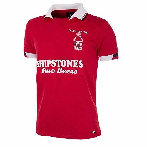 Place copa Nottingham Forest 1988-1989 Retro Football Shirt Camiseta Cuello de fútbol