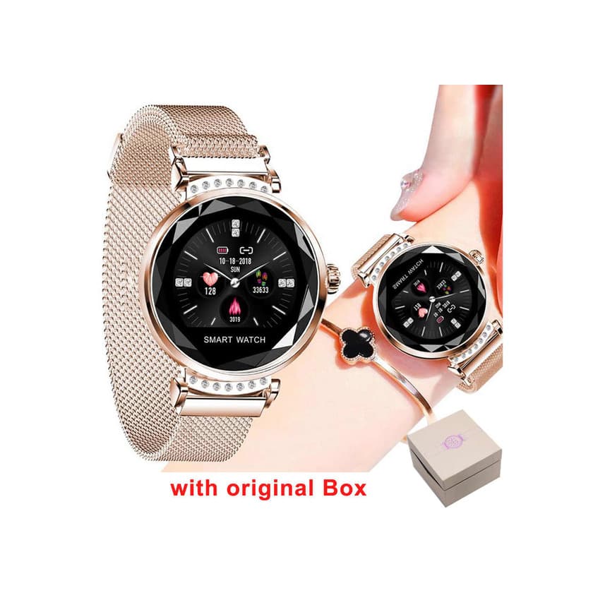 Product JBAG-one Reloj Inteligente para Mujer Monitor de Ritmo cardíaco Presión Arterial Smartwatch