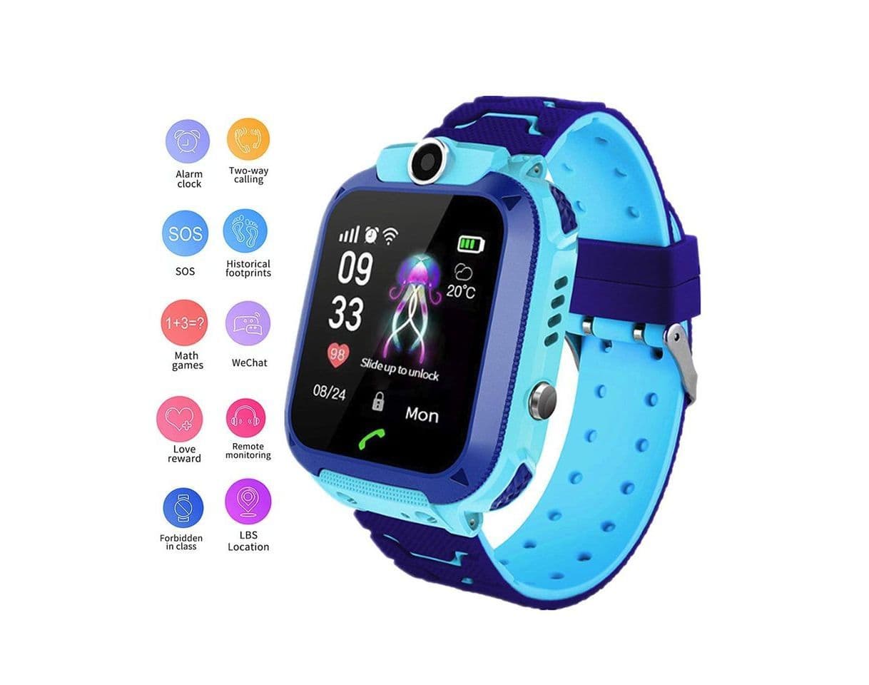 Product linyingdian Smartwatch Niños, Reloj Inteligente Niña IP67, LBS, Hacer Llamada, Chat de