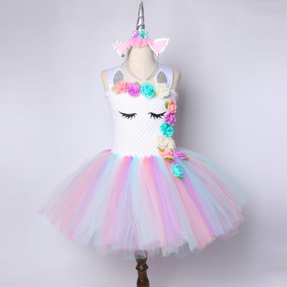 Product K-youth Falda de Tutú Arcoiris para Niña Falda de Tutú de Baile