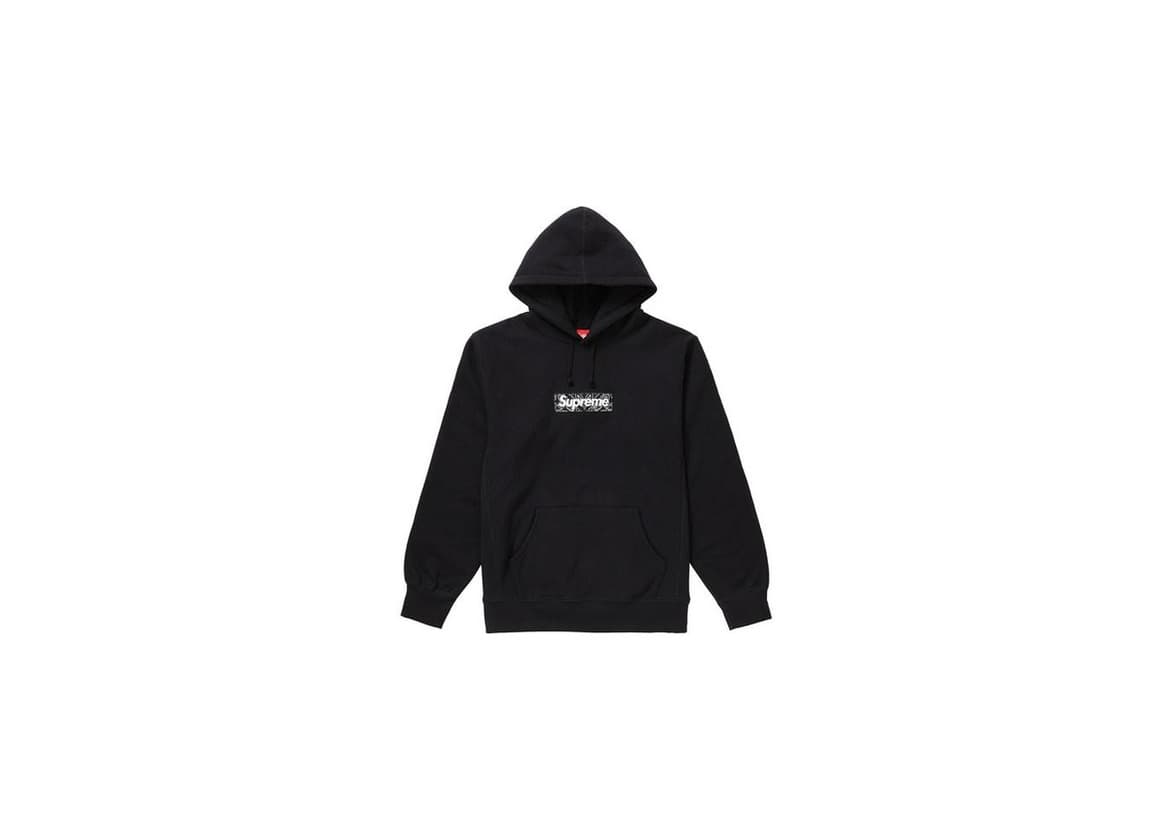 Producto Supreme Bandana Box Logo Hooded Sweatshirt Black