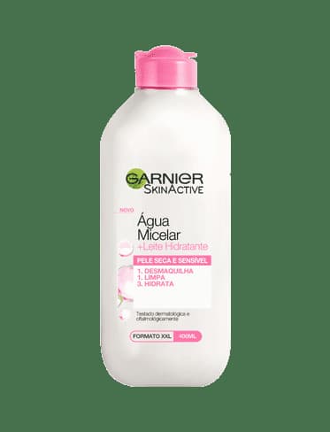 Moda Água micelar + leite hidratante Garnier