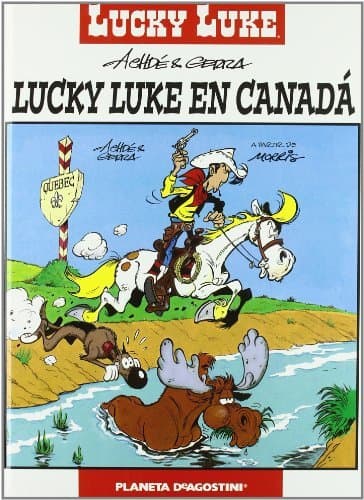 Libro Lucky Luke en Canadá