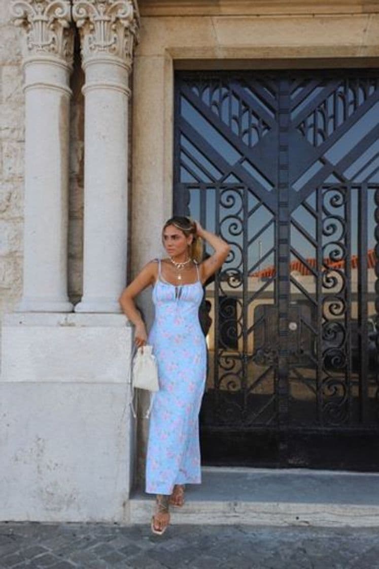 Moda Maxi Dress Floral Summer 