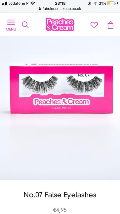 Producto Pestanas n7 Peaches and cream 