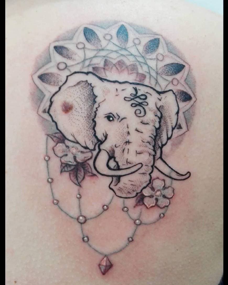 Moda Tatuagem elefante 