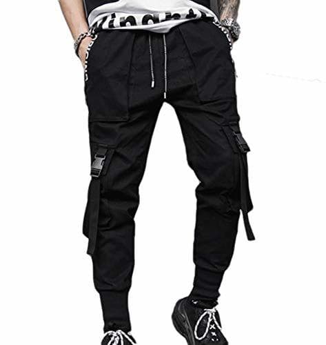 Moda Pantalones De Hombre Hiphop Street Hip Hop Style Pantalones Casuales Jogger Cargo