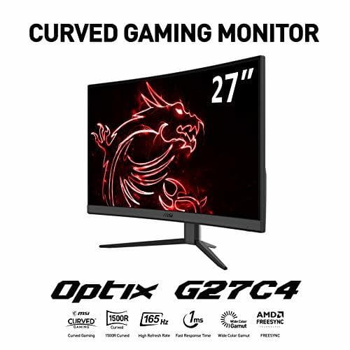 Electrónica MSI Optix G27C4 - Monitor Gaming de 27" LED FullHD 165Hz