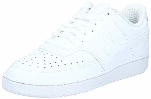 Moda Nike Court Vision LO, Zapatillas para Hombre, Blanco