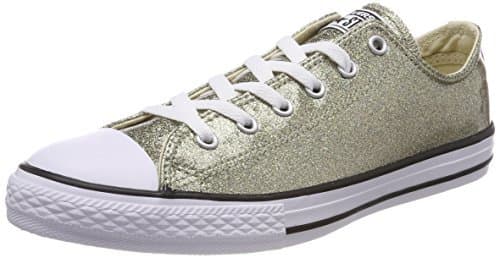 Lugar Converse Chuck Taylor CTAS Ox, Zapatillas Unisex niño, Dorado