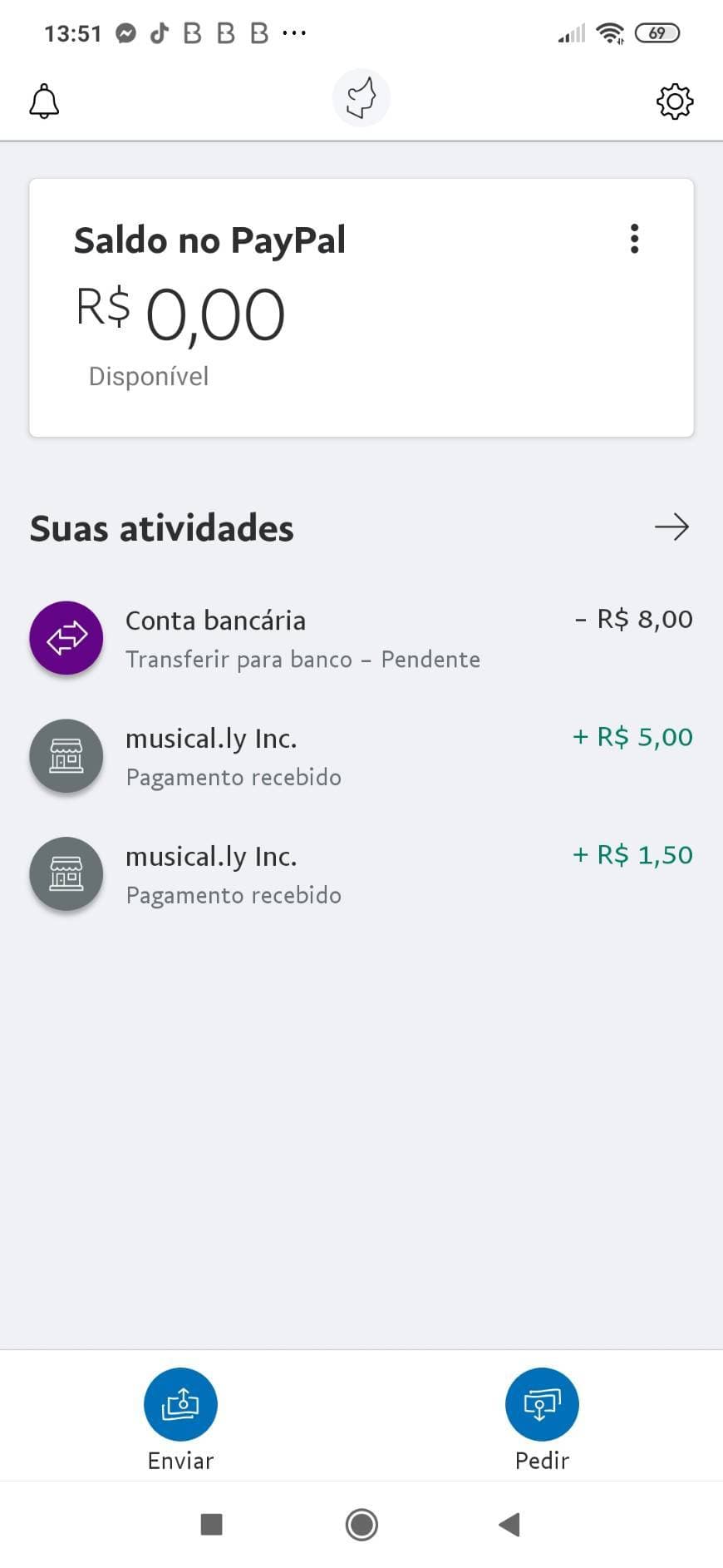 App App Tiktok baixe e use o código 20546968 e ganhe dinheiro.