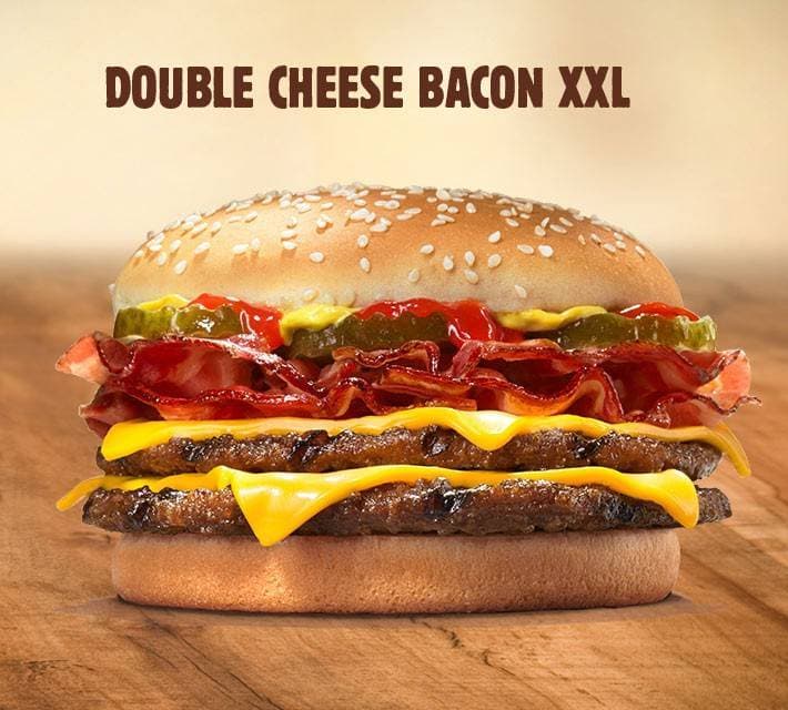 Moda Double Cheese Bacon XXL