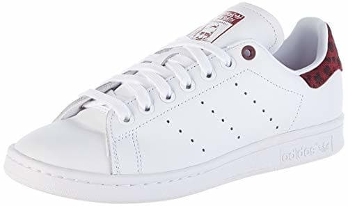 Moda adidas Stan Smith W, Zapatillas de Gimnasia para Mujer, Blanco