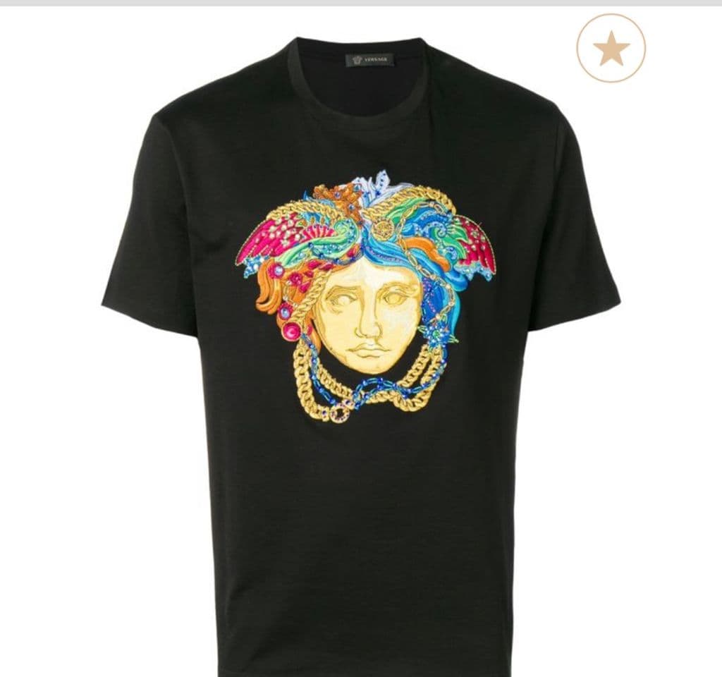 Producto Versace Embellished Medusa Logo T-Shirt Ss19