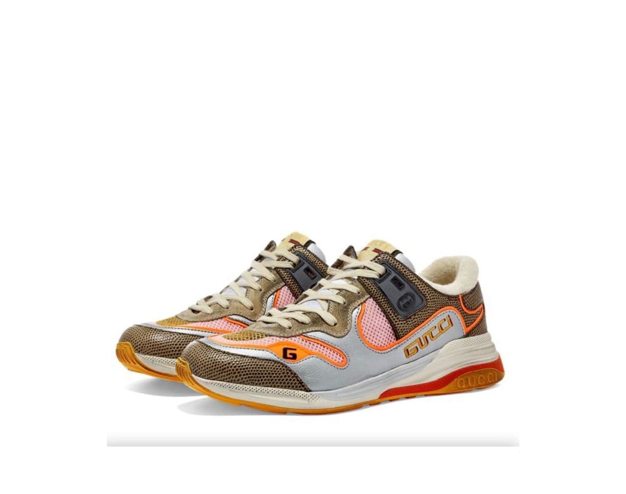 Product Gucci G Line Vintage Sneaker Silver, Orange & Lavender