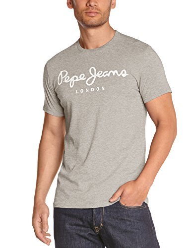 Fashion Pepe Jeans Original Stretch, Camiseta para Hombre, Gris