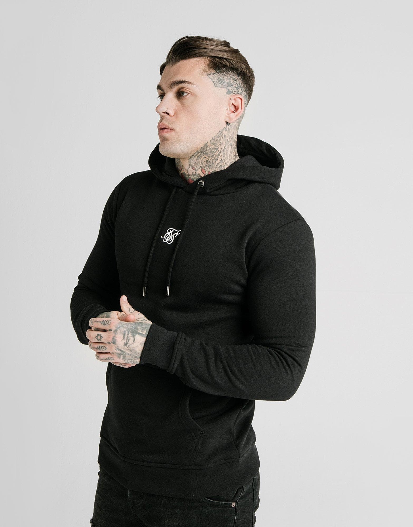 Fashion SikSilk Core Overhead Hoodie

