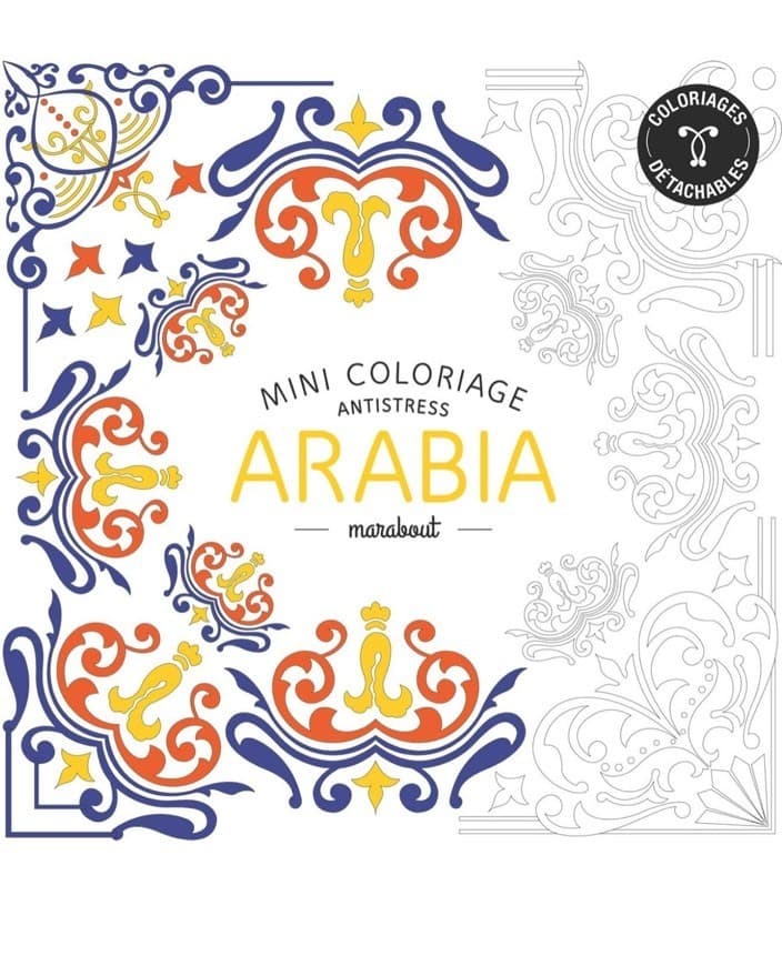 Libro Mini Colorir Anti-Stress Arabia 