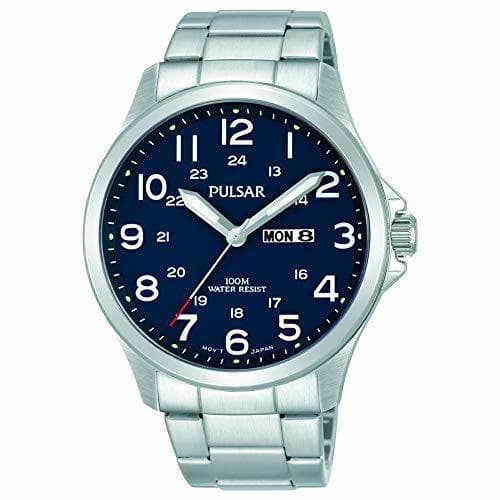 Moda PULSAR- QUARTZ GENTS STAINLESS STEEL BRACELET WATCJ