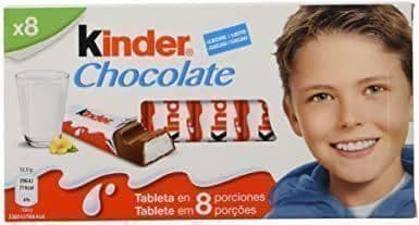 Producto Kinder Chocolate Barritas de Chocolate con Leche