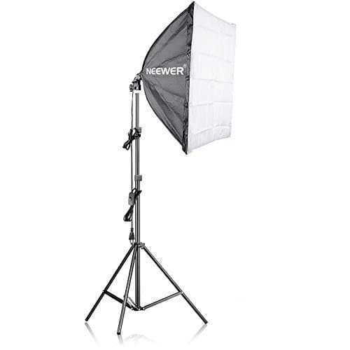 Electronic Neewer 200W Fotografía Softbox Luz Kit de Iluminación - 60x60 Centímetros Softbox