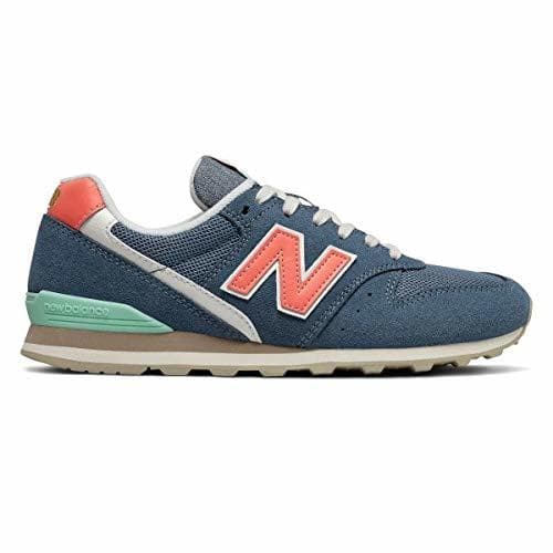 Moda New Balance Wl996 B, Zapatillas de Tenis para Mujer, Azul