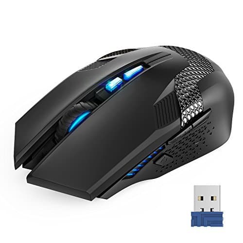 Electronic TECKNET Ratón Gaming Mouse Óptico Inalámbrico