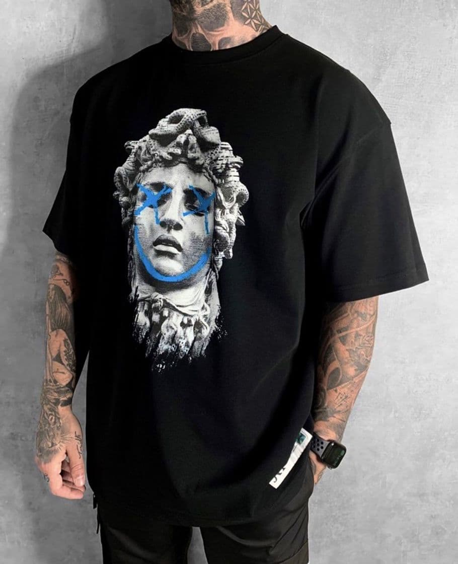 Fashion MEDUSA PRINT GRAFFITI T