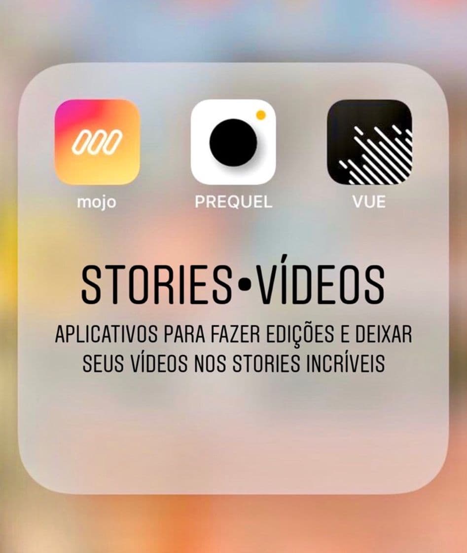 App STORIES • VÍDEOS CRIATIVOS 