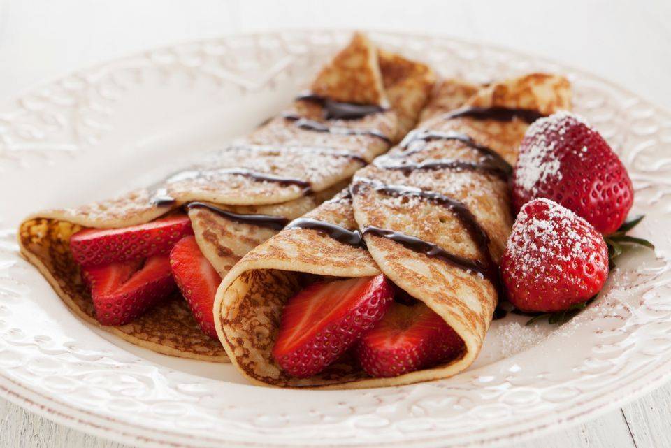 Moda Crepe morango e chocolate