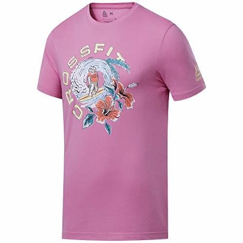 Producto Reebok CF Surfing Bear Graphic Sr Camiseta de Manga Corta, Hombre, Rosa