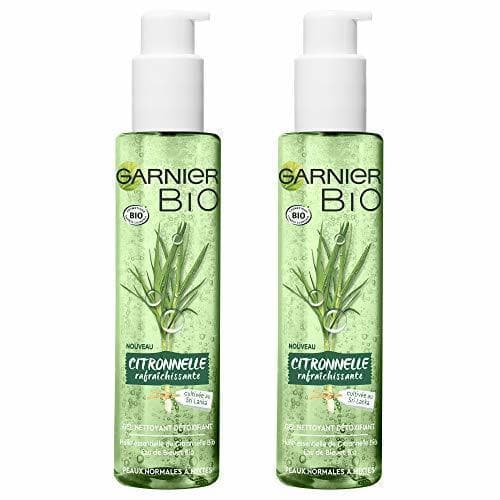 Belleza Garnier Garnier Garnier Bio Gel Limpiador détoxifiant - citronela rafraîchissante, Pack of 2 x