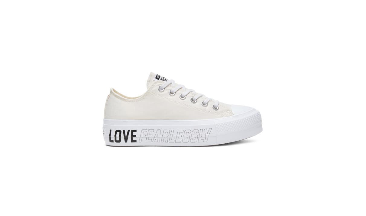 Producto Women's Love Fearlessly Platform Chuck Taylor All Star Low T