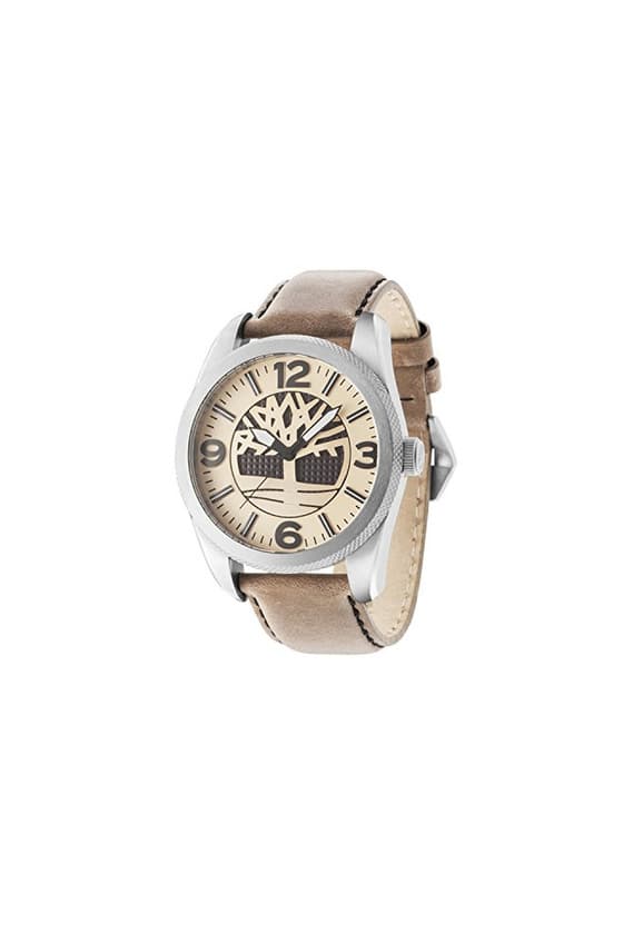 Fashion Timberland Bolton Reloj para Hombre Analógico de Cuarzo con Brazalete de Piel