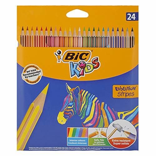 Electronic BIC Kids Evolution Stripes Lápices de colores - colores Surtidos