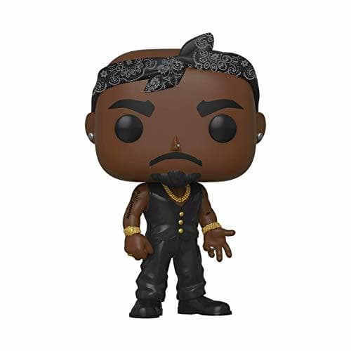 Game Funko- Pop Rocks Tupac Collectible Toy, Multicolor