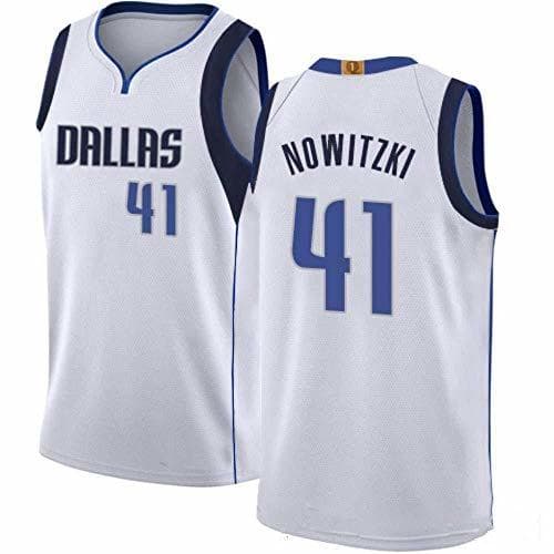 Home CHXY NBA Camiseta De Baloncesto para Hombre Dirk Nowitzki # 41 -