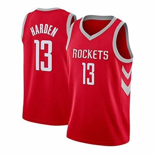 Product Hombre NBA Houston Rockets 13# Harden Retro T-Shirt de Baloncesto Camisetas de