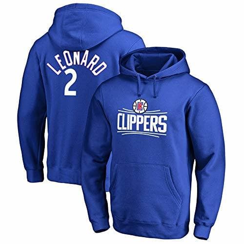 Product AMJUNM Hombre Mujer Suéter de Baloncesto NBA Clippers 2# Leonard Jerseys Moda