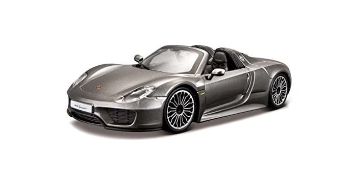 Product Bburago Coche Metal Porsche 918 Spyder, Color Gris