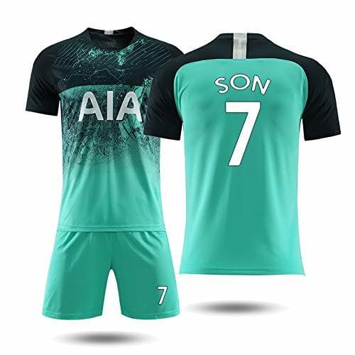 Home YYHSND Camiseta de Manga Corta Shorts Tottenham Second Away Jersey 18-19 Kane