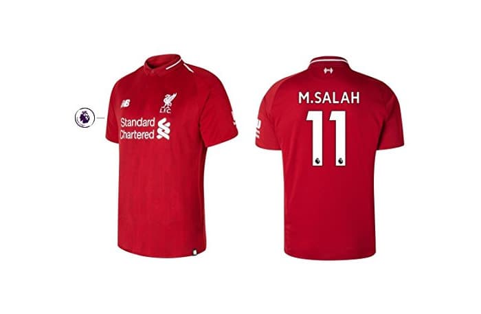 Product New Balance . Camiseta Infantil FC Liverpool 2018 - 2019 Home pl - M. Salah 11