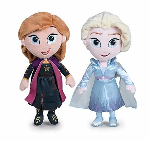 Lugar Disney - Pack 2 Peluches 11'81"30cm Princesas Frozen - Elsa