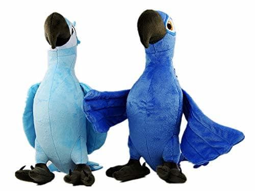 Place ROHSCE New Rio Parrot Plush Toys 35cm BLU & Jewel Cartoon Soft