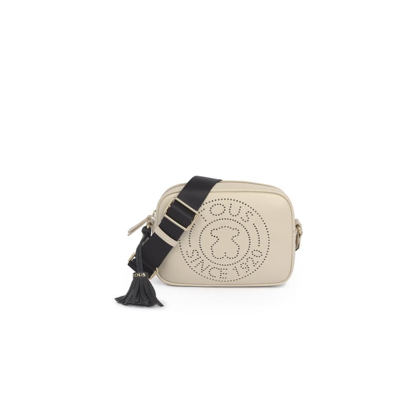 Product SMALL LEATHER BEIGE LEISSA CROSSBODY BAG