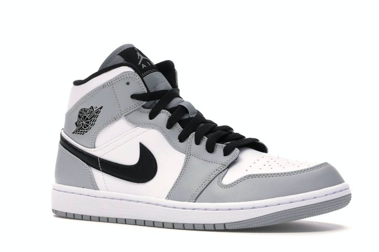 Fashion Jordan 1 Mid Light Smoke Grey 