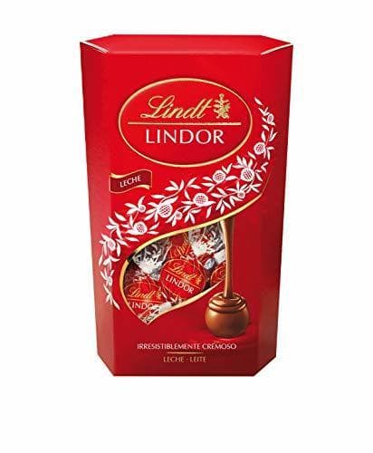 Product Lindt Lindor Cornet Caja de bombones cremosos de chocolate con leche