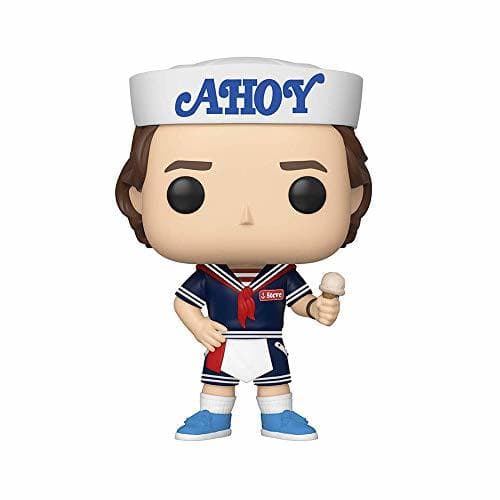 Juego Funko- Pop Vinilo: Stranger Things: Steve w/Hat and Ice Cream Figura Coleccionable,