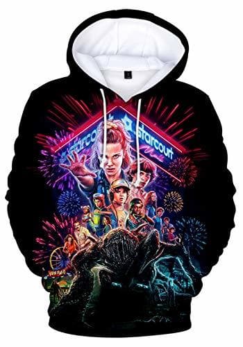 Moda HUASON Niño Stranger Things Ropa Sudadera con Capucha Impresión 3D Season 3